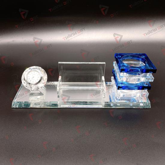 Bộ để bàn pha lê