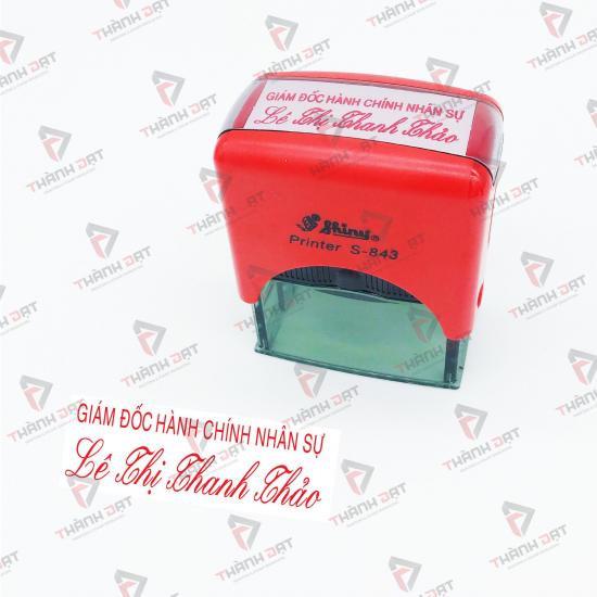 Mẫu dấu chức danh