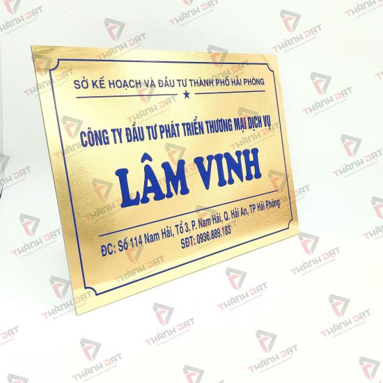 Biển ALM vàng gương